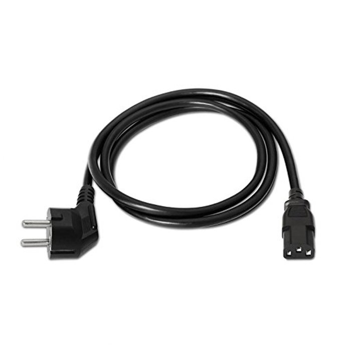 Nanocable Cable de Alimentación CEE7/7 Macho a C13 Hembra 1,5 m Negro